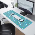thumbnail image 2 of Long Mouse Pads for Desk,Blue Cartoon Unicorn Ice Cream Donut Star Cloud Desk Mats on Top Of Desks, Desk Mouse Pad Extra Large with 3mm Non-Slip Base and Stitched Edge for Gaming,Work,Home 31.5"x11.8", 2 of 5