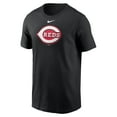 thumbnail image 2 of Men's Nike Black Cincinnati Reds Fuse Large Logo T-Shirt, 2 of 3