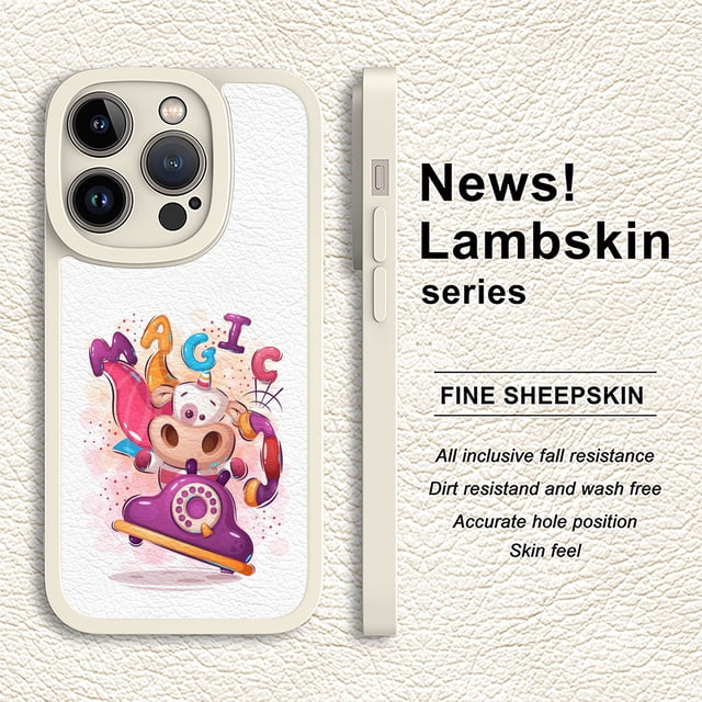Funda para iPhone de goma TPU a prueba de golpes: un diseño de dibujos animados único y creativo para personas a la moda