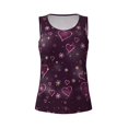 thumbnail image 4 of Lsque Snowflakes and Hearts Printed Workout Tank Tops for Women, Athletic Sports Tank Tops, Compression Sleeveless Dry Fit Shirts,Sleeveless Yoga Shirt-Medium, 4 of 9