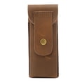 thumbnail image 4 of Funda protectora para maquinilla de afeitar de seguridad portátil, funda de viaje antigua de piel de vaca, 4 of 8