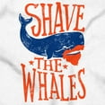 thumbnail image 2 of Shave The Whales Funny Hipster Pun Plus Size Crewneck Graphic Tee Shirt Brisco Brands 2X, 2 of 4