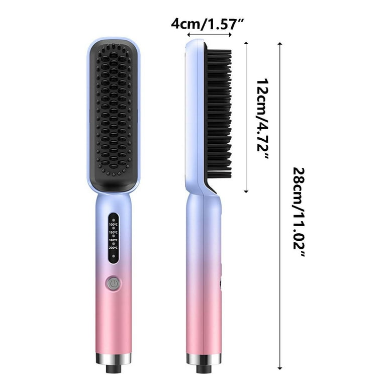 Heated straightening comb discount