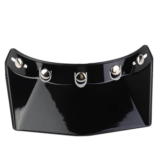 Universal 5 Snap Visor for Open Face Motorcycle Helmet, Windproof Flip Up Visor, Motorcycle Helmet Tab