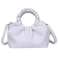 thumbnail image 2 of harmtty Handbag Solid Color All-match Casual Women Faux Leather Handbag for Gift,White, 2 of 8
