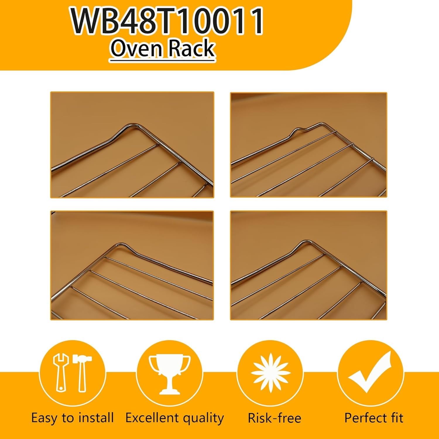 Oven Rack for Range GE, Ken-More Oven 261083, AP2031155, EAP249581, PS249581, 24" x 17.7"