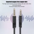 thumbnail image 1 of Cable de Auriculares Negro, TPE Enchufe Chapado en Oro de 3,5 mm a 3,5 mm Cable Anti-interferencia Plug and Play Juego de Auriculares para Logitech A10 Amonsee No, 1 of 5