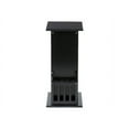 thumbnail image 2 of SEI table d'Appoint - Rectangulaire - Noir - base Noire, 2 of 8