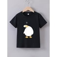 thumbnail image 1 of Boys' Summer Fun Duck Print T-Shirt - Soft Cotton, Crew Neck, Short Sleeve, Casual Round Neck Tee for Youngsters, 1 of 6