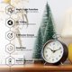 thumbnail image 2 of Analog Metal Retro Alarm Clock with Light,Snooze Silent No Ticking Desk Clock Battery Operated for Kids,Bedroom,Living Room,Table Clocks for Living Room Decor Black, 2 of 5