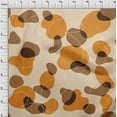 thumbnail image 4 of oneOone Silk Tabby Orange Fabric Abstract Organic Shape Sewing Craft Projects Fabric Prints By Yard 42 Inch Wide, 4 of 4