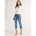 thumbnail image 2 of Sofia Jeans Women's and Women's Plus Ribbed Button Cardigan, Lightweight, Size XS-4X, 2 of 5