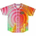 thumbnail image 5 of Seven Lions Geometric color Baseball Jersey Men/Women Casual Thin button Baseball uniform Oil Slick Custom Short Sleeves Jersey, 5 of 7