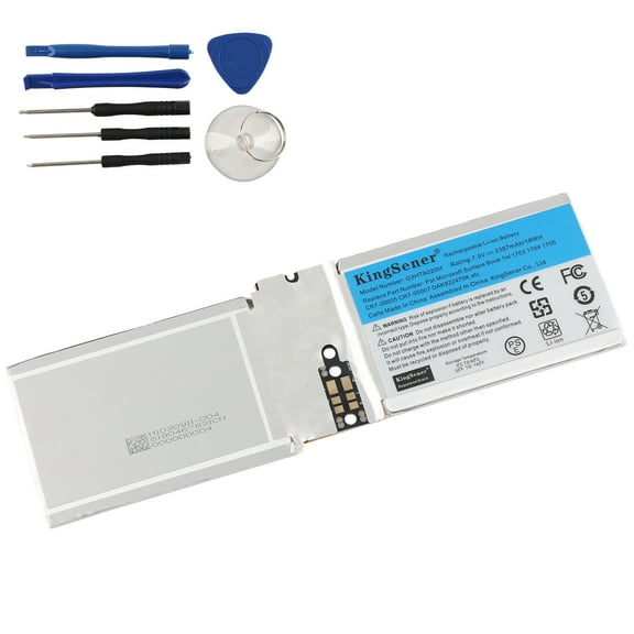 Kingsener G3HTA020H DAK822470K Battery Replacement for Microsoft Surface Book 1 1703 1704 1705 13.5" Tablet Battery 7.5V 18WH