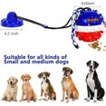 thumbnail image 2 of Pet Dog Silicone Molar Toy,Dog Rope Ball Pull Toy Sucker Mul, 2 of 5