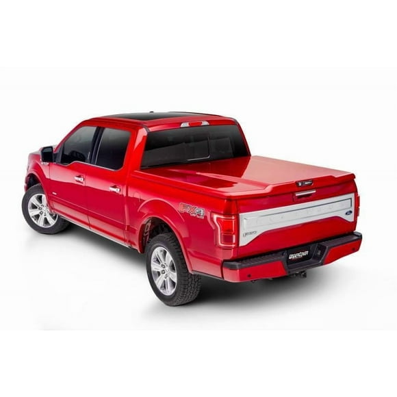UnderCover Tonneau Cover UC3098L-NRV Elite LX; Hard Tilt-Up; Standard Profile; Velvet Red Pearl - Vehicle Color Code NRV; Plastic Acrylonitrile Butadiene Styrene ABS; Key Lock; With 6 Lights