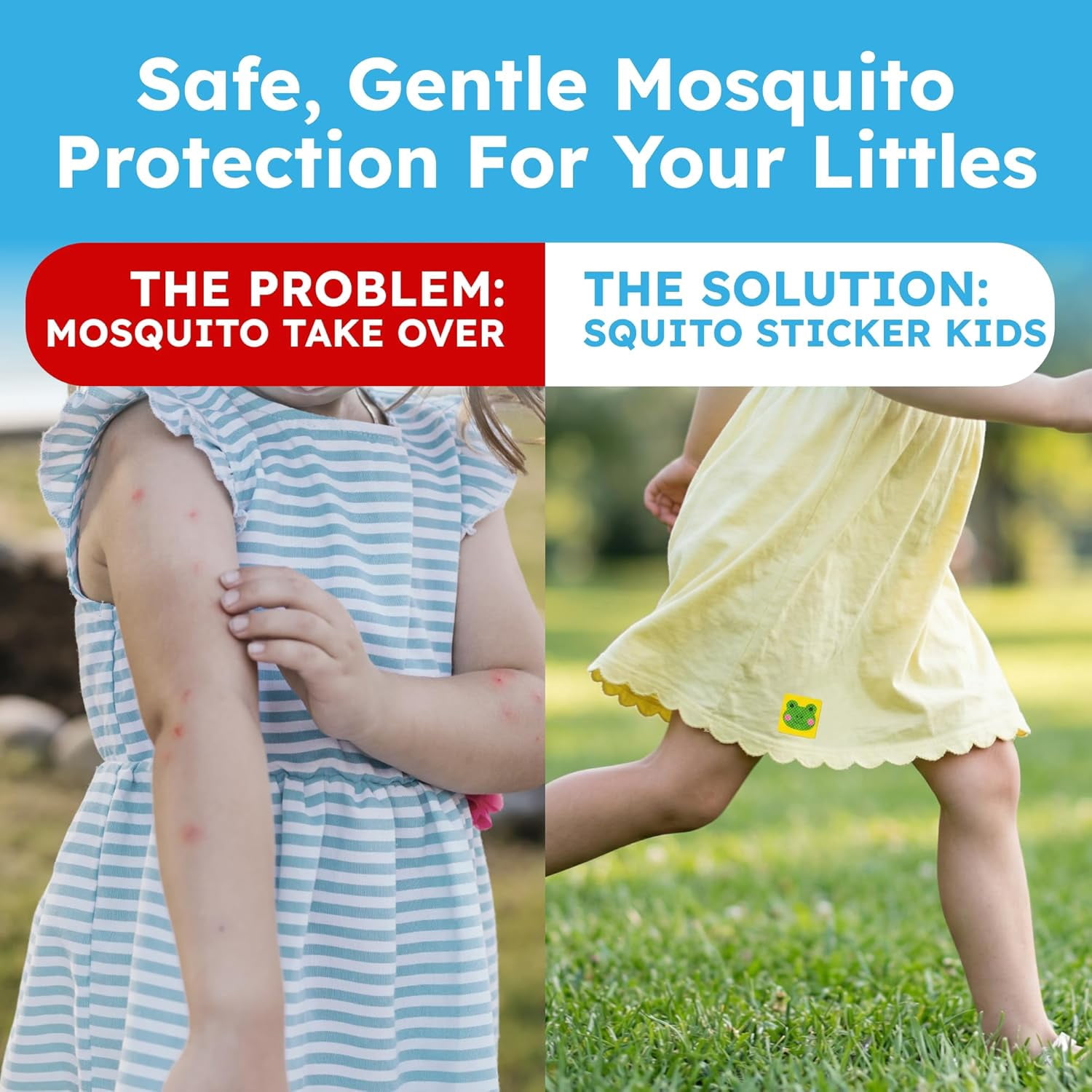 BugMD Squito Stickers Mosquito Repellent Patch Stickers for Kids (78 Stickers), Safe & Effective Insect Repellent Patches for Toddlers, Kids, Camping, Beach & Outdoor Essentials
