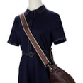 thumbnail image 2 of LAICAIW Purse Straps Replacement Crossbody Wide Adjustable Handbag Guitar Style, Brown, 2 of 5