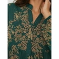 thumbnail image 5 of Printed Long Sleeve Viscose Maxi Dress, 5 of 7