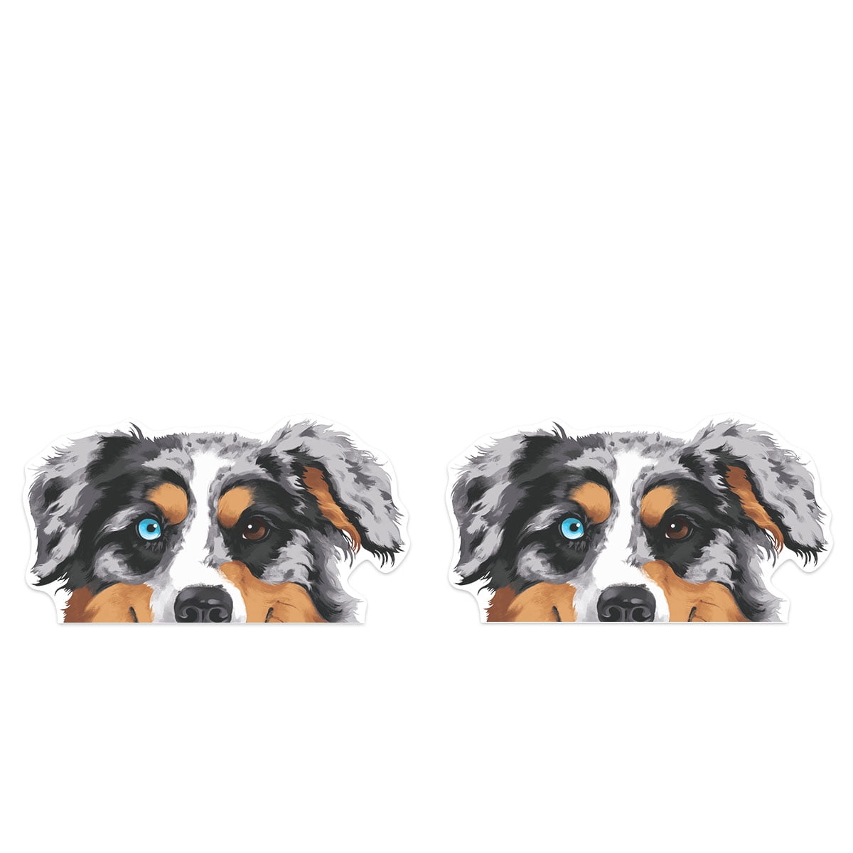 Or Any Flat Surface WIRESTER 6 inch Clear Vinyl Decal Sticker Decoration for Car Window Australian Shepherd 