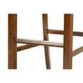 thumbnail image 5 of Baxton Studio Calista Modern and Contemporary Grey Fabric Upholstered and Walnut Brown Finished Wood 2-Piece Bar Stool, 5 of 7