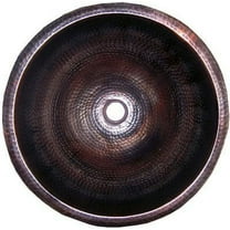 Hammered Round Bathroom Copper Sink