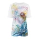 thumbnail image 4 of Fiudx Ofertas de La Semana Blusa de Manga Corta con Estampado de Moda para Mujer, Camiseta con Cuello Redondo, Tops Informales, 4 of 4