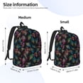 thumbnail image 3 of Yiaed Feathers And Butterflies Print Backpack, Premium Laptop Backpack, Travel Backpack for Women, Lightweight Backpacks, Comfortable Back Pack-Small, 3 of 7