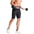 thumbnail image 6 of Breezora Men's Athletic Compression Shorts with Secure Pocket Moisture Wicking Performance Baselayer for Cycling Gym Training and Sports M Size Black, 6 of 9