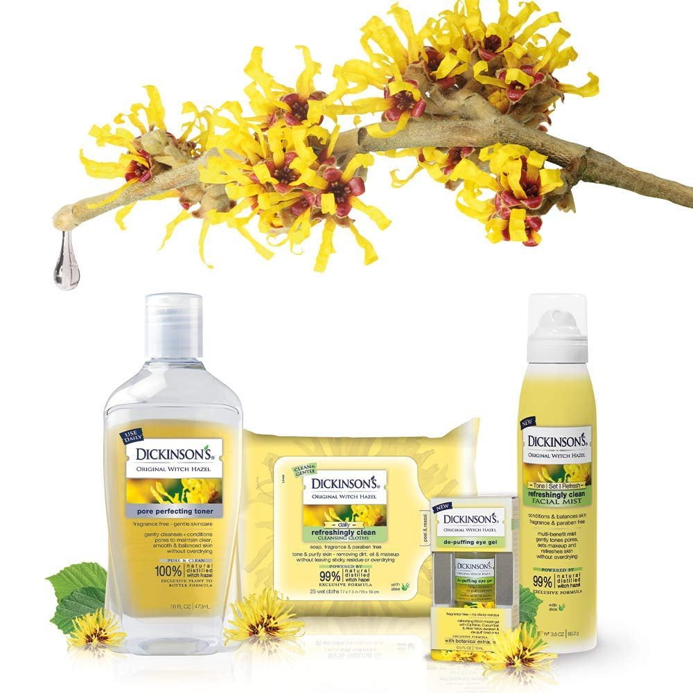 Dickinson's Original Witch Hazel Pore Perfecting Toner Skin 16 oz, 3-Pack