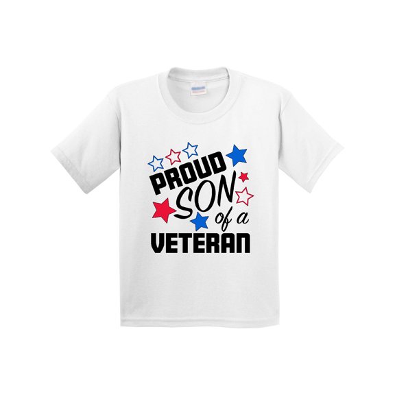 Inktastic Proud Son of a Veteran Veterans Day Youth T-Shirt