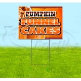 Pumpkin Funnel Cakes (18 x 24 ) Yard Sign I… product image