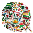 thumbnail image 4 of 35pcs Colorful Stickers Mexican Traditions Decals Festive Stickers Culture Stickers for Laptops Suitcases Guitars, 4 of 9