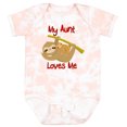 thumbnail image 3 of Inktastic My Aunt Loves Me Sloth Boys or Girls Baby Bodysuit, 3 of 5