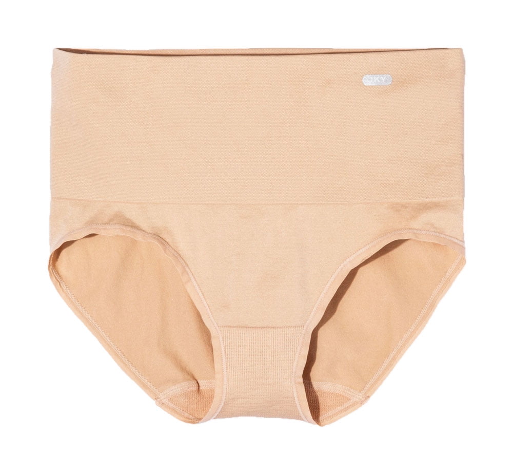 Jockey Women JKY Microfiber Stretch Seamless Slimming Brief Panty Beige