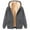 Dark Gray_1, variant on Lenago Fleece Jacket Men Plus Size Winter Long Sleeved Cardigan Pockets Warm Plush Hooded Jacket Fleece Sweater Coat Coat for Men