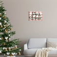 thumbnail image 2 of Joy To The World Tartan Phrase Holiday Graphic Art Unframed Art Print Wall Art, 2 of 6