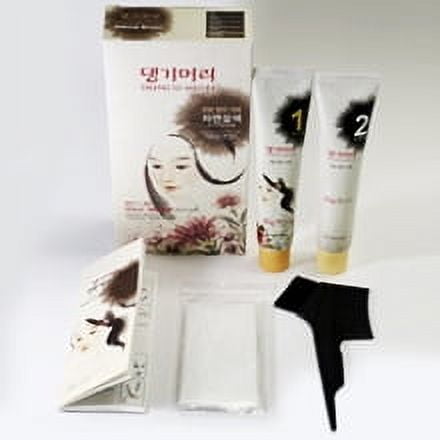 Daeng Gi Meo Ri Medicinal Herb Hair Color Dye (Light Brown) 3 Pack