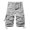Silver@GC@, variant on CONZONE Mens Baggy Cargo Shorts Casual Solid Color Buttons Cargo Shorts for Men Lightweight Relaxed Fit Summer Workout Shorts With Pockets