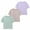 Green & Grayish Pink & Purple, variant on MYGBCPJS 3Pack Baby Boys T-shirts Toddler Short Sleeve Crew Neck T Shirt Little Kids Summer Solid Cotton Tee Tops