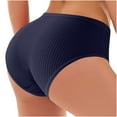 thumbnail image 3 of HongQid Underwear for Women Low Rise Ribbed Hipster Breathable Soft Womens Bikini Panties Cheeky, 3 of 8