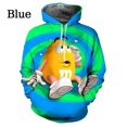 thumbnail image 3 of Nuevas sudaderas con capucha 3D para hombre, ropa deportiva con patrón de frijoles de chocolate M, moda urbana, estilo hip-hop, novedad, sudaderas casuales cálidas para hombre, 3 of 5