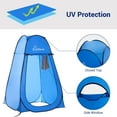 thumbnail image 2 of WolfWise Portable Pop Up Privacy Shower Tent Spacious Changing Room for Camping Hiking Beach Blue, 2 of 7