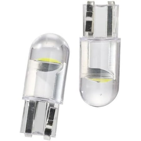 

2Pcs White W5W 194 STF9 T10 LED Car Bulb Colorful Wedge License Plate Lamp Dome Light for Car License Plate Light Dash Lights Automotive Light Bulbs Off Road Lighting