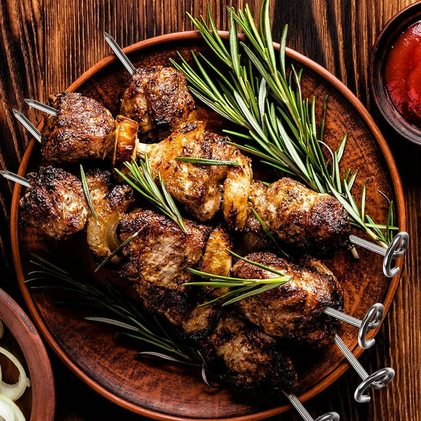 Air Fryer Skewer Stand Rectangle Stainless Steel Skewers Rack