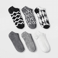 thumbnail image 1 of Set 6 Calcetines Corte Bajo Unisex Negros/blancos Escuela, 1 of 1