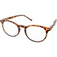 thumbnail image 5 of grinderPUNCH Lunettes de Lecture Rondes Ovales Légères pour Hommes et Femmes +6,00, Écaille, 5 of 5