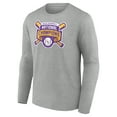 thumbnail image 2 of Men's Gray LSU Tigers 2025 NCAA Baseball Men's College World Series Champions Long Sleeve T-Shirt, 2 of 4