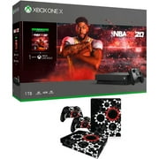 Microsoft 234-01020 Xbox One S Gears Of War 5 with Wireless Controller Bundle with Deco Gear Vinyl Skin Sticker Cover Decal for Microsoft Xbox One S Console and Controllers