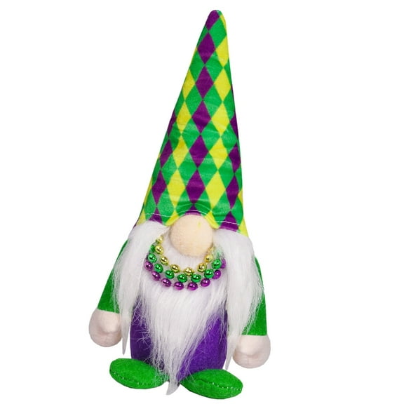 AOOOWER Mardi Gras Cute Gnomes Elf Plush Dolls with Jesters Hat Ornament for Collectors